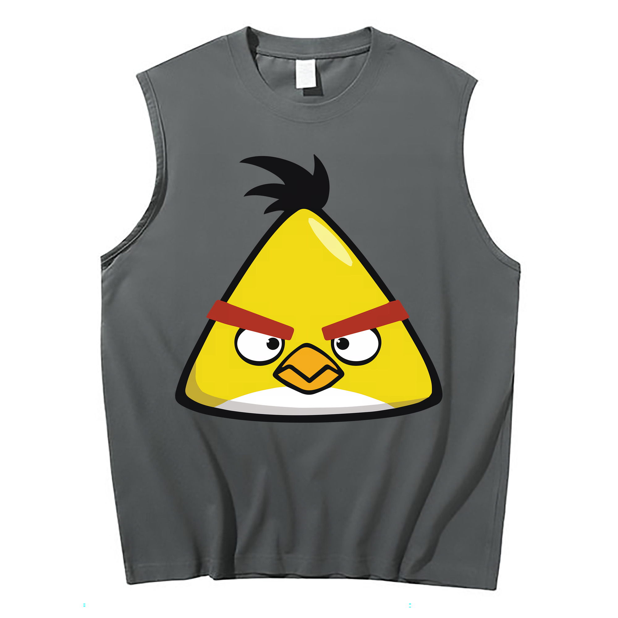 （画像用） Angry Birds アングリーバード コットン100％タンクトップ（フロントプリント）